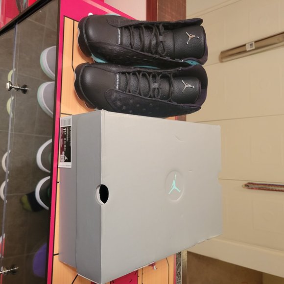 Jordan 13 Retro Black Island Green main image 10